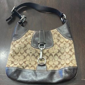 Coach leather handbag